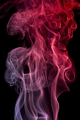 Image showing colorful smoke detail