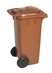 Image showing brown waste container