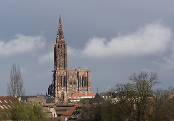 Image showing cathedral in Strasbourg