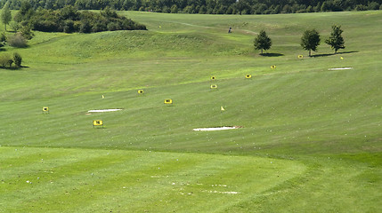 Image showing golf scenery at summer time