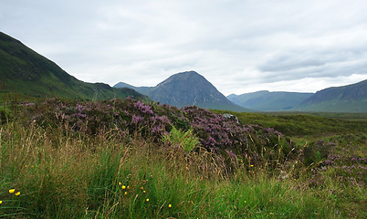 Image showing Buachaille Etive Mor in cloudy ambiance