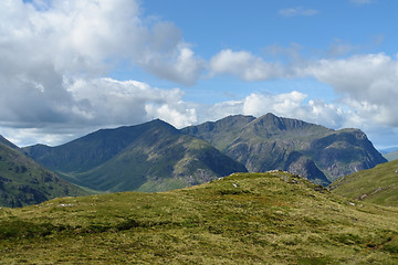 Image showing Scottish Highlands in sunny ambiance