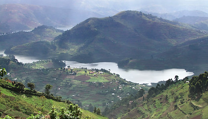 Image showing Virunga Mountains in Uganda