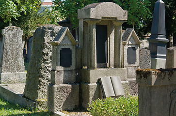 Image showing detail of a jewish graveyard