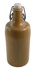 Image showing stoneware bottle with closure