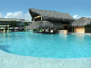 Image showing touristic resort at the Dominican Republic