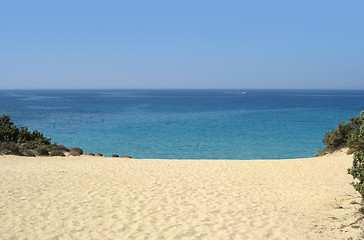 Image showing coastal scenery in Greece