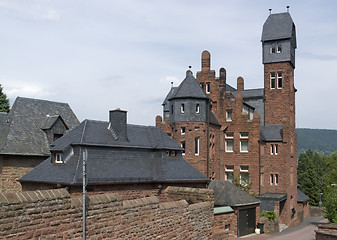 Image showing red brick house in Miltenberg