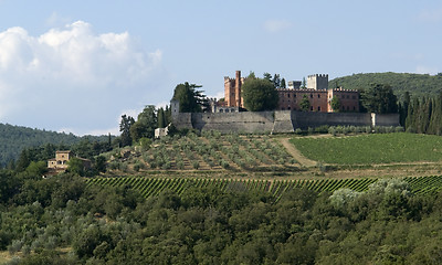 Image showing around Castle of Brolio in Chianti