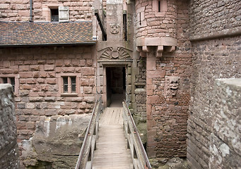 Image showing passage in the Haut-Koenigsbourg Castle