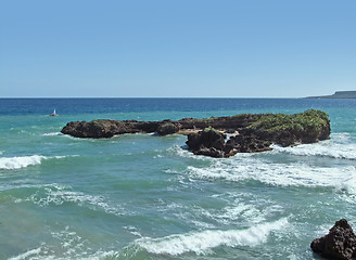 Image showing Dominican Republic coastal scenery