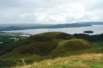 Image showing panoramic Loch Lomond