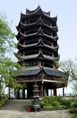 Image showing pagoda at Fengdu County