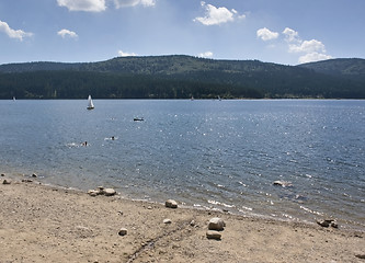 Image showing Schluchsee beach scenery