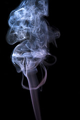 Image showing pastel colored smoke