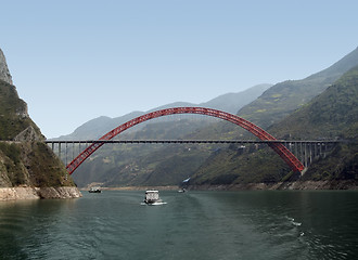 Image showing bridge over Yangtze River