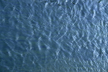 Image showing blue water surface