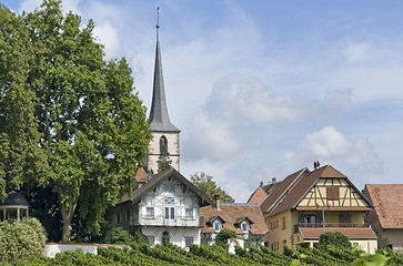 Image showing idyllic Mittelbergheim