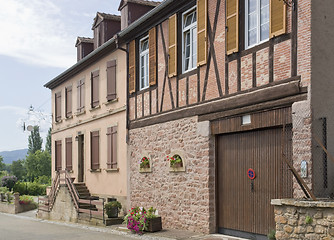 Image showing house facade in Mittelbergheim