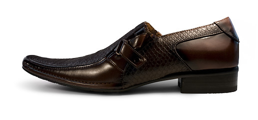 Image showing mens shoe sideways