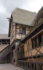 Image showing detail inside Haut-Koenigsbourg Castle in France