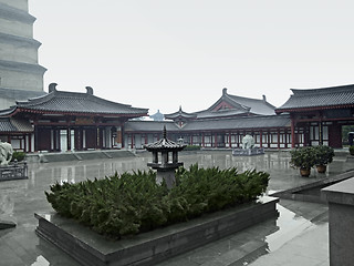 Image showing around the Giant Wild Goose Pagoda