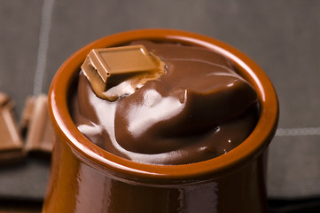 Image showing Homemade Chocolate Pudding