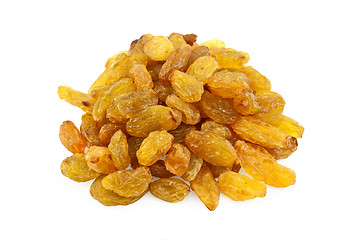 Image showing Raisins yellow