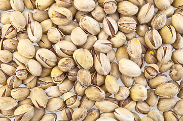 Image showing The texture of pistachios