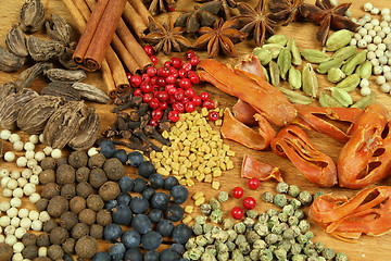 Image showing Spices and herbs