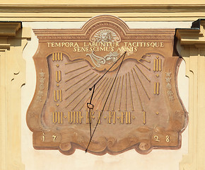 Image showing Old sundial