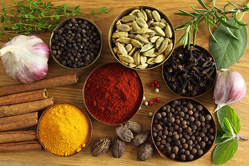 Image showing Spices ang herbs