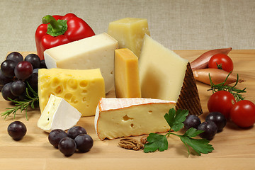 Image showing Cheese composition