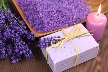 Image showing Lavender spa