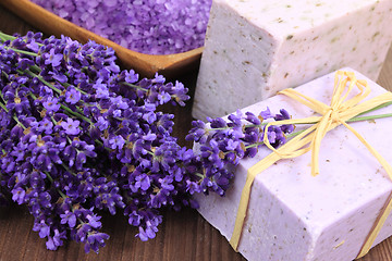 Image showing Lavender spa