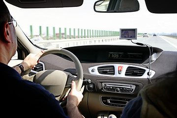 Image showing Car driver