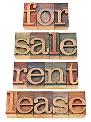 Image showing for sale, rent, lease