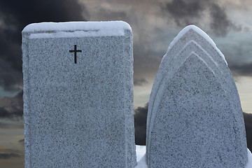 Image showing Grave stone