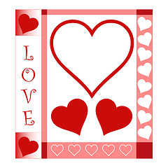 Image showing Valentines Day card