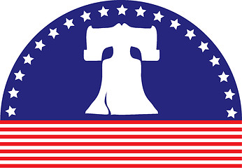 Image showing Liberty Bell Flag