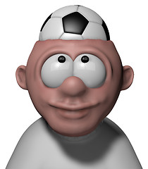 Image showing soccer head