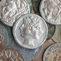 Image showing Roman coins