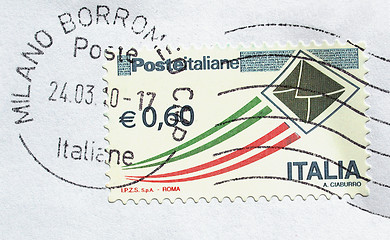 Image showing Italian stamp