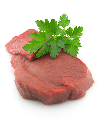 Image showing Meat with parsley