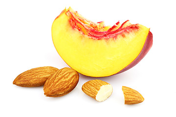 Image showing Almond with peach