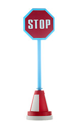 Image showing Stop road sign