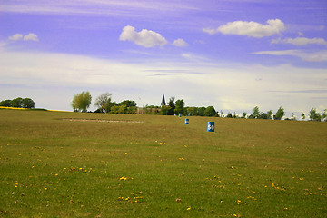 Image showing golf training