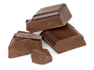 Image showing Dark chocolate