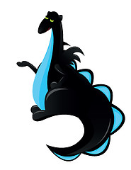 Image showing black dragon