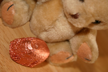 Image showing teddys favourite chocolate